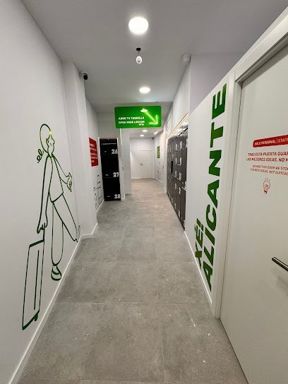 Locker in the City Alicante – Consigna 24h en Playa Postiguet | Centro | Las Setas